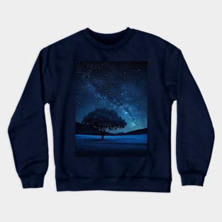 Starry night sky Crewneck Sweatshirt